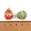 Brass Enamel Pendants KK-E112-13G-4