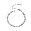 Stainless Steel Chain Necklaces & Bracelets & Anklets Sets for Unisex XN7941-1-5