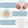 SOFPLATE 80Pcs 2 Color 304 Stainless Steel Leverback Earring Findings STAS-SP0001-14-6