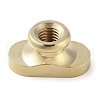 Oval Flower Frame Brass Stamp Heads AJEW-M037-03G-3