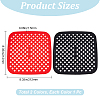 Gorgecraft 2Pcs 2 Colors Reusable Silicone Mesh Liner Mats AJEW-GF0006-33-2