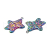 Ion Plating(IP) 304 Stainless Steel Pendants STAS-A070-37MC-2
