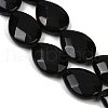 Natural Black Obsidian Beads Strands G-F795-A01-4