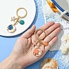 Alloy Enamel & Rhineston & Plastic Keychain KEYC-YW00076-01-5
