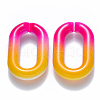 Two Tone Opaque Acrylic Linking Rings OACR-S036-006B-M-2