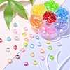 280Pcs 7 Colors Eco-Friendly Transparent Acrylic Beads TACR-CJ0001-58-6