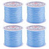 SUNNYCLUE 4 Rolls Flat Elastic Crystal String EW-SC0001-05A-1