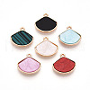 Alloy Acrylic Pendants OACR-T028-38-1