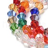 Transparent Electroplate Glass Beads Strands GLAA-F029-3mm-C29-3