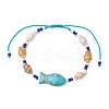 Glass Seed Beaded Braided Bead Bracelets BJEW-MZ00172-01-2