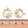 Brass Micro Pave Cubic Zirconia Pendants KK-N263-78C-G-3