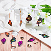 SUNNYCLUE 24Pcs 6 Style Spring and summer series Acrylic Pendants SACR-SC0001-12-4