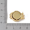 Rack Plating Brass Micro Pave Clear Cubic Zirconia Box Clasps KK-G494-01G-3