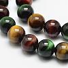 Natural Tiger Eye Beads Strands G-N0224-02-10mm-1