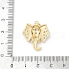 Brass Micro Pave Clear Cubic Zirconia Pendants KK-R213-21G-3