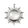 304 Stainless Stee Locket Pendants STAS-S132-08P-02-1