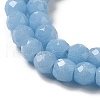 Synthetic Luminous Stone Beads Strands G-C086-01B-10-4