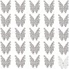 Olycraft 25Pcs 1-Hole Rhinestone Buttons DIY-OC0008-34-1
