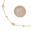 Brass Clear Cubic Zirconia Satellite Chain Waist Chains NJEW-C00038-5