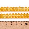 Baking Paint Transparent Glass Beads Strands DGLA-N005-12A-4
