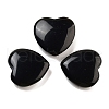 Mother's Day Gifts Heart Natural Obsidian Palm Stones G-C134-06A-18-1