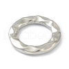 Hammered 304 Stainless Steel Linking Rings STAS-G244-35A-P-2
