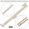 Beebeecraft 30Pcs Brass Connector Charms KK-BBC0010-11G-2