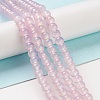 Baking Painted Glass Beads Strands DGLA-R053-01A-4
