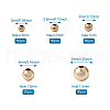 Craftdady Brass Round Spacer Beads KK-CD0001-08G-NR-10
