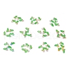 11Pcs Transparent Acrylic Flower Pendants PALLOY-JF03585-1
