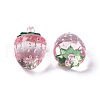 Transparent Korea Acrylic Pendants OACR-L009-C01-2