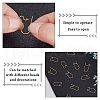 CREATCABIN 100Pcs Brass Hoop Earring Findings KK-CN0001-38-4