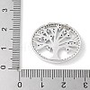 Brass Micro Pave Cubic Zirconia Pendants KK-C086-09P-3