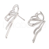 Brass Stud Earring Findings KK-N256-04P-2