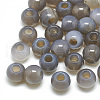 Natural Grey Agate Beads G-T092-12mm-03-1