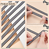 50 Yards Polyester Stripe Ribbons SRIB-WH0011-157A-4
