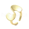 Rack Plating Brass Finger Ring RJEW-C072-11G-1