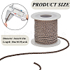 SUNNYCLUE 10M Braided Leather Cord WL-SC0001-04-2