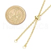 3Pcs 3 Colors Adjustable Stainless Steel Cable Chain Slider Necklace Making AJEW-JB01229-3