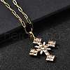 304 Stainless Steel Pendant Necklaces NJEW-H070-04G-2