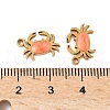 304 Stainless Steel Enamel Charms STAS-Z139-03G-04-3