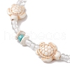 Summer Beach Turtle Anklets AJEW-AN00673-3