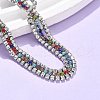 304 Stainless Steel Multi-strand Bracelets BJEW-C103-05P-2