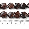 Natural Mahogany Obsidian Beads Strands G-F769-N01-01-5
