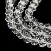 Electroplate Glass Beads Strands GLAA-Q105-02-09-4