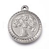 Non-Tarnish 304 Stainless Steel Pendants STAS-Z014-04P-1