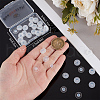 Beebeecraft 30Pcs Silicone Ear Nuts SIL-BBC0001-04B-3