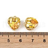 Brass Micro Pave Cubic Zirconia Charms KK-R226-06G-04-3