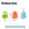 SUPERFINDINGS 36Pcs 9 Colors Plastic Bead Cone KY-FH0001-38-2