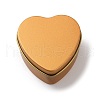 Tinplate Iron Heart Shaped Candle Tins CON-NH0001-02B-1
